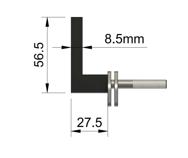 RaptorX D1 Securing Bracket - Out of Stock